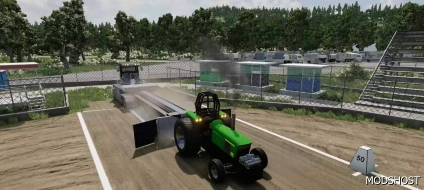 BeamNG John Deere Pulling Tractor 0.31 mod