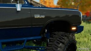 FS22 Car Mod: 1991 RAM W250 Shortbox Crew V2.0 (Image #7)