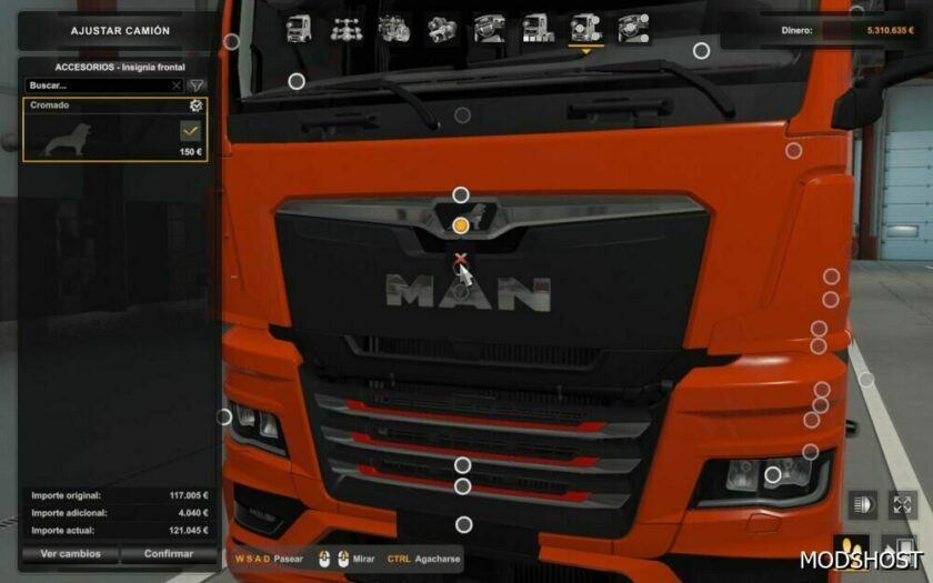 ETS2 MAN TGX 2020 NO Badge Mp-Sp Multiplayer Truckersmp mod
