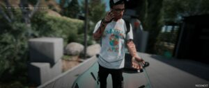 GTA 5 Player Mod: Bape Shirts MP Male/Franklin (Image #4)