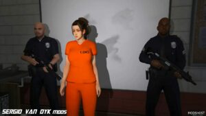 GTA 5 Player Mod: Lucia VI – Inmate “Trailer 1” (GTA 6) Add-On PED | Replace (Image #2)