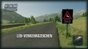 FS22 Placeable Mod: LED Traffic Signs V1.1.0.1 (Featured)