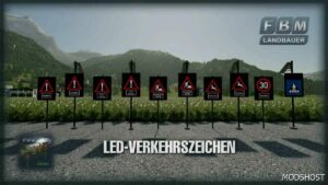 FS22 Placeable Mod: LED Traffic Signs V1.1.0.1 (Image #2)