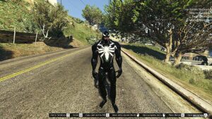 GTA 5 Player Mod: Marvel Spiderman 2 Venom (Image #3)