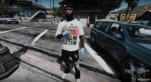 GTA 5 Player Mod: Hellstar off White Shirts V1.1 (Image #3)