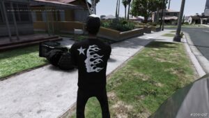 GTA 5 Player Mod: Hellstar off White Shirts V1.1 (Image #5)