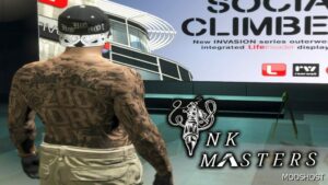 GTA 5 Player Mod: NEW York V2 Premade Tattoo for MP Male (Featured)