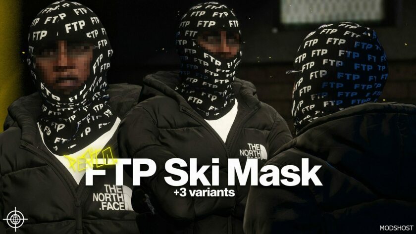 GTA 5 FTP SKI Mask for MP Male mod