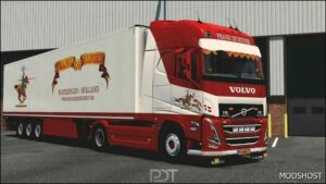 ETS2 Volvo Truck Mod: FH5 + Trailer Frank DE Ridder V3.0 1.49 (Image #2)