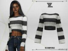 Sims 4 Tara Wool Sweater mod