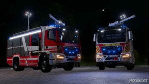 FS22 MAN Vehicle Mod: Rosenbauer AT3 Facelift MAN TGM TG3 (Image #4)