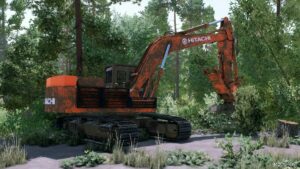 FS22 Hitachi Forklift Mod: Oldgen Deere/Hitachi Excavator Pack (Image #14)