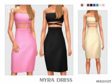 Sims 4 Myra Dress mod