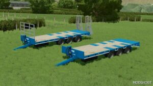 FS22 Mod: Stewart LOW Loader Bale Trailer Flatbed (Image #2)