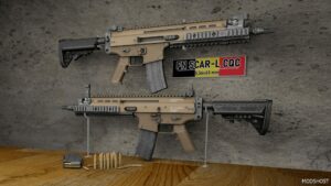 GTA 5 RON FN Scar-L CQC 2 Versions mod