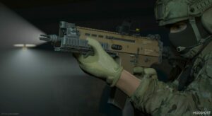 GTA 5 Weapon Mod: RON FN Scar-L CQC (2 Versions) (Image #2)