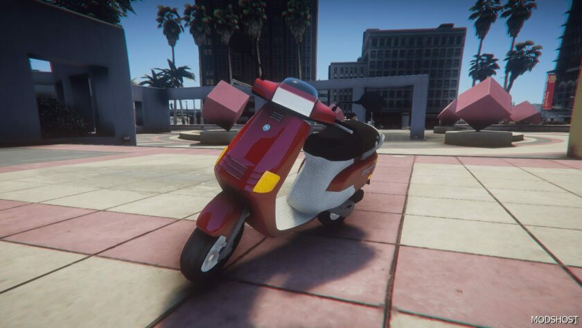 GTA 5 Vehicle Mod: Piaggio Skipper 1994 Add-On | Fivem Ready (Featured)