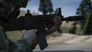 GTA 5 Weapon Mod: RON FN Scar-H (4 Versions) (Image #4)