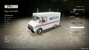 FS22 Lizard Usps Truck V1.1 mod