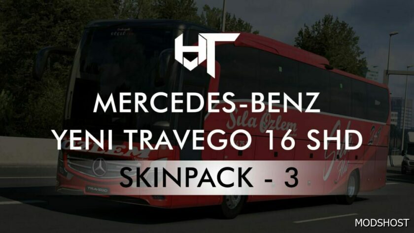 ETS2 Mercedes-Benz NEW Travego 16 SHD – Skinpack 3 1.49 mod
