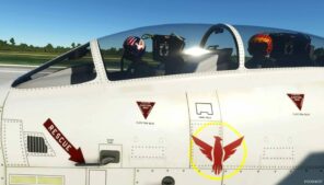 MSFS 2020 Livery Mod: DC Designs F-14A TOP GUN Maverick “Phoenix” (Image #2)