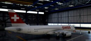 MSFS 2020 A32NX Livery Mod: A32NX Flybywire | Airbus A320Neo Swiss Hb-Jda / 8K V2.0 (Image #5)