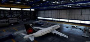 MSFS 2020 8K Livery Mod: Airbus A320Neo AIR Canada C-Guif in 8K V2.0 (Image #5)