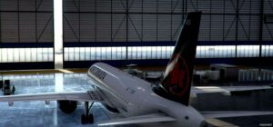 MSFS 2020 8K Livery Mod: Airbus A320Neo AIR Canada C-Guif in 8K V2.0 (Image #6)