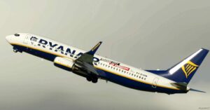 MSFS 2020 737-800 Mod: Ryanair Livery (Mini-Fleet Package 1) – Pmdg 737-800 V2.1 (Image #8)