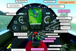 MSFS 2020 Aircraft Mod: AS 33 ME Glider V2.0.2 (Image #6)