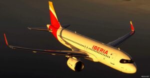 MSFS 2020 A32NX Iberia A320 NEO Ec-Ner 8K V2.2 mod