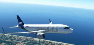 MSFS 2020 SAS Scandinavian Airlines NEW Livery Se-Roj Very Detailed Clean/Dirty Version V2.5 mod