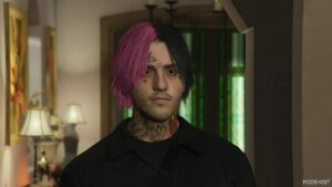 GTA 5 Player Mod: LIL Peep | Add-On PED V1.1 (Image #3)