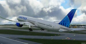 MSFS 2020 United Airlines B787-10 NEW Colors V1.3 mod