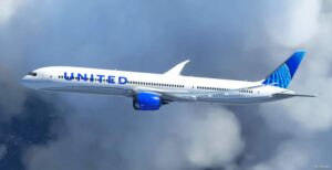 MSFS 2020 Livery Mod: United Airlines B787-10 NEW Colors V1.3 (Image #4)