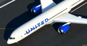 MSFS 2020 Livery Mod: United Airlines B787-10 NEW Colors V1.3 (Image #6)