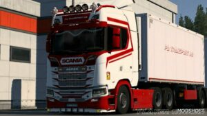 ETS2 Scania Mod: PA Transport AB Scania Skin by Player Thurein (Image #2)
