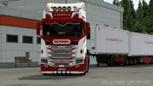 ETS2 Scania Mod: PA Transport AB Scania Skin by Player Thurein (Image #3)