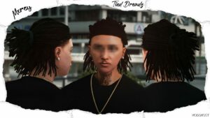 GTA 5 Tied Dreads for MP Male mod