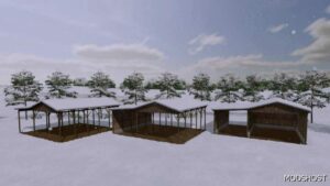 FS22 Placeable Mod: BR Small Wood Shed Pack (Image #2)