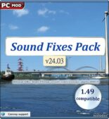 ETS2 Sound Fixes Pack v24.03 1.49 mod