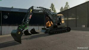 FS22 Volvo Forklift Mod: Ecr145El with Variable ARM V1.1 (Featured)