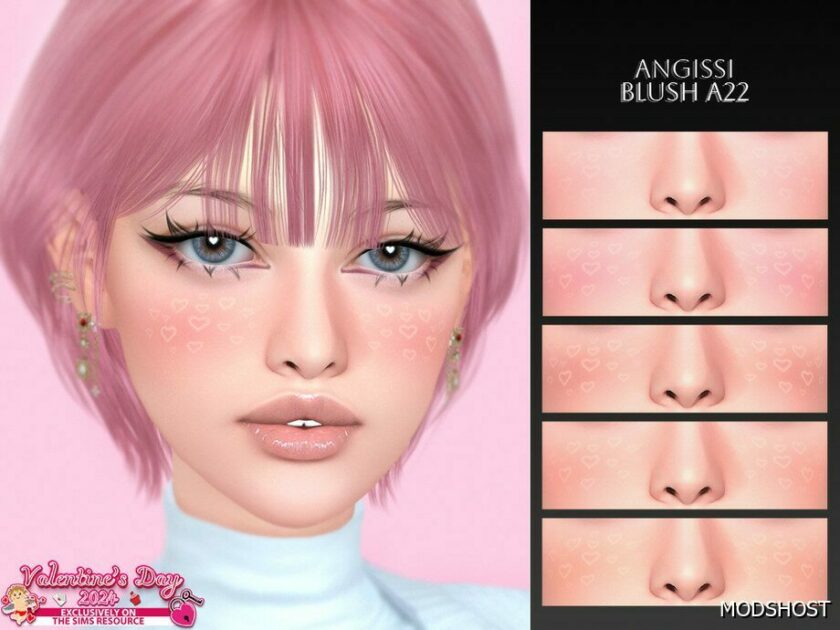 Sims 4 Blush A22 mod