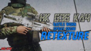 GTA 5 ‘HK G36 KA4’ Snow Spray Retexture mod