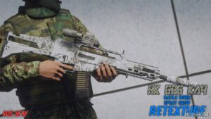 GTA 5 Weapon Mod: ‘HK G36 KA4’ Snow Spray Retexture (Image #2)