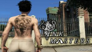 GTA 5 Player Mod: “Queen” Premade Female Tattoo Skin for MP Female (Image #2)