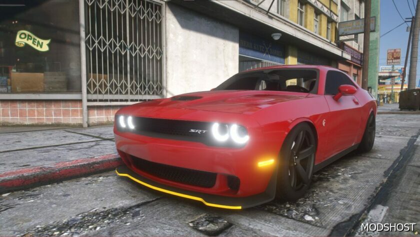GTA 5 2016 Dodge Hellcat Challenger  Add-On / Fivem  mod