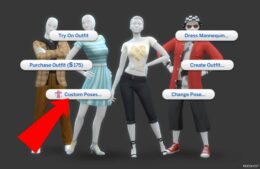 Sims 4 Mod: More Mannequin Poses (Image #3)