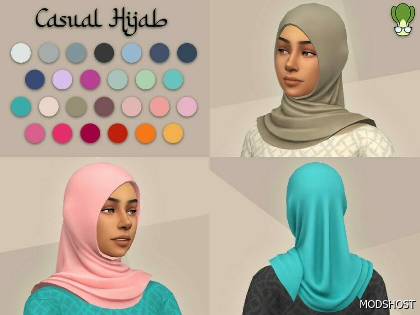 Sims 4 Casual Hijab #5 mod