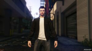 GTA 5 Player Mod: MP Male Custom Bomber Jacket (Image #2)